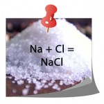 Na + Cl = NaCl (Cloruro de sodio)